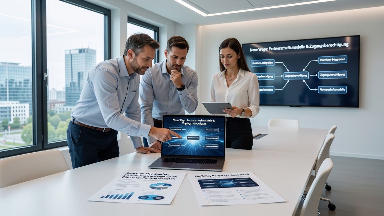 Illustration von vernetzten Slot-Plattformen durch Partnerschaftsmodelle in Deutschland