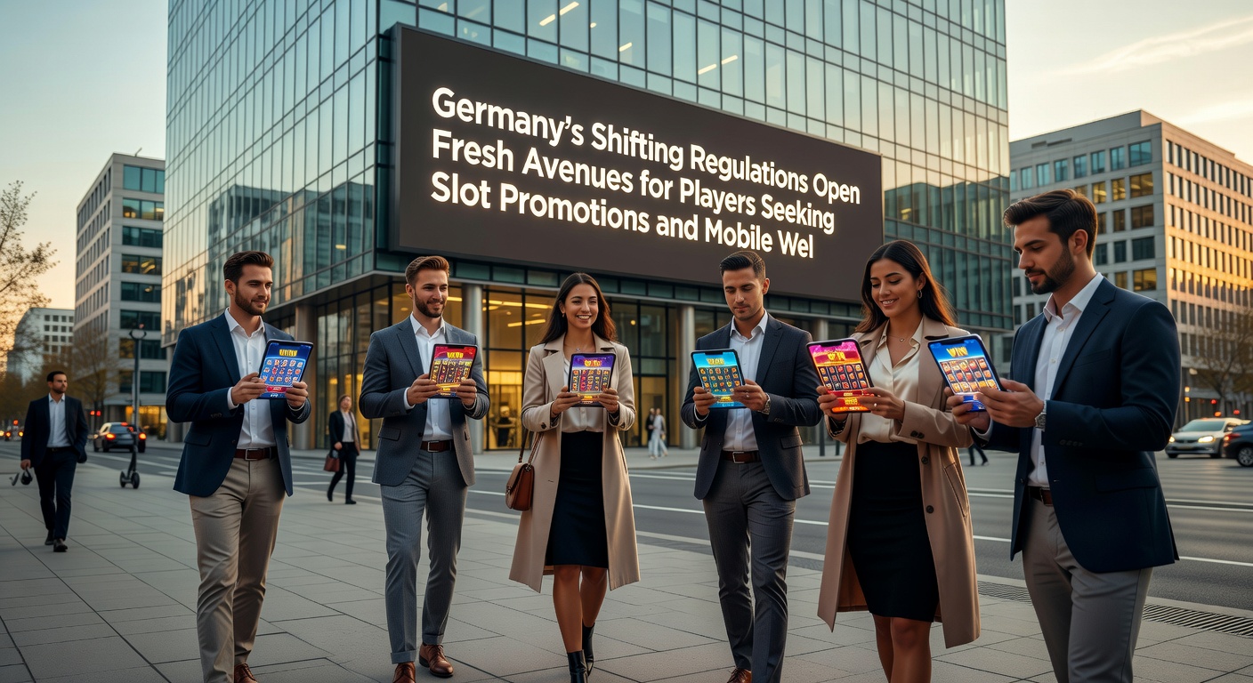 Darstellung mobiler Slot-Promotionen und Willkommenspakete auf lizenzierten deutschen Plattformen