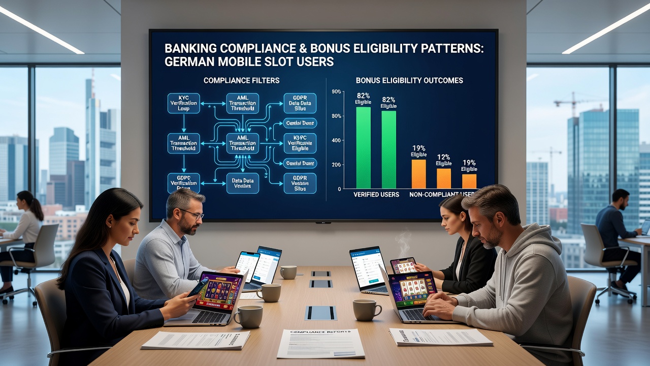 Grafik zu Compliance-Effekten auf Slot-Boni für mobile Nutzer