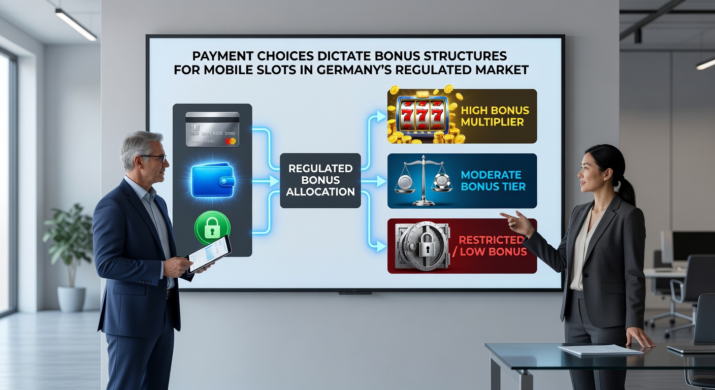 Mobile Slot-Schnittstellen mit Zahlungsoptionen und Bonusanzeigen auf deutschen Plattformen